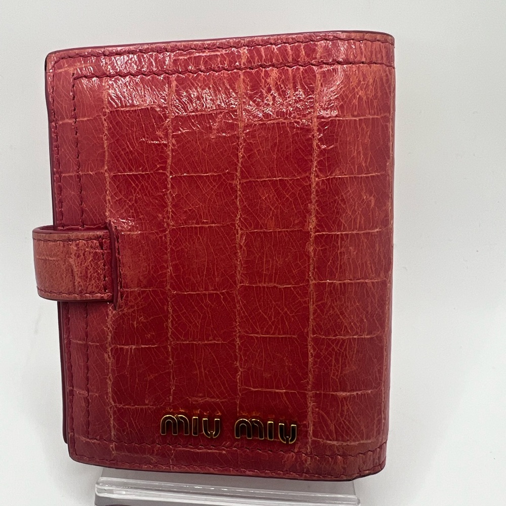 Guc Miu Miu Pink Bifold Wallet - image 1